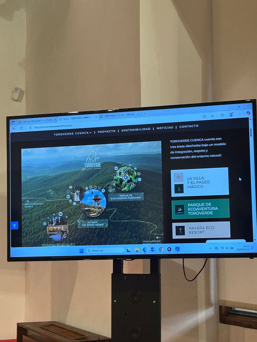 CEOE CEPYME CUENCA (@ceoecuenca) on Twitter photo El presidente y el secretario general <a href="/ceoecuenca/">CEOE CEPYME CUENCA</a> han asistido en Toledo a la presentación del proyecto de <a href="/toroadventures/">Toroverde Adventure Park</a> una fuerte inversión que confían en que sea un gran impulso para el turismo <a href="/gobjccm/">Gobierno de Castilla-La Mancha</a> <a href="/aytocuenca/">Ayuntamiento de Cuenca</a> El presidente y el secretario general <a href="/ceoecuenca/">CEOE CEPYME CUENCA</a> han asistido en Toledo a la presentación del proyecto de <a href="/toroadventures/">Toroverde Adventure Park</a> una fuerte inversión que confían en que sea un gran impulso para el turismo <a href="/gobjccm/">Gobierno de Castilla-La Mancha</a> <a href="/aytocuenca/">Ayuntamiento de Cuenca</a>