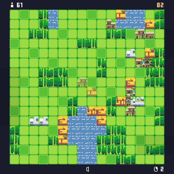 tossed_salads's tweet photo. Created new sprites for Gridbound over the weekend. The old one is pico-8 colors - inspired by 'Falling Ecosystem' by sprvrn. I kinda like the new one better, thoughts?  #indiegame #puzzlegame #love2d #pixelart #minimalist #strategy #gamedev https://t.co/kZApmvxOwt