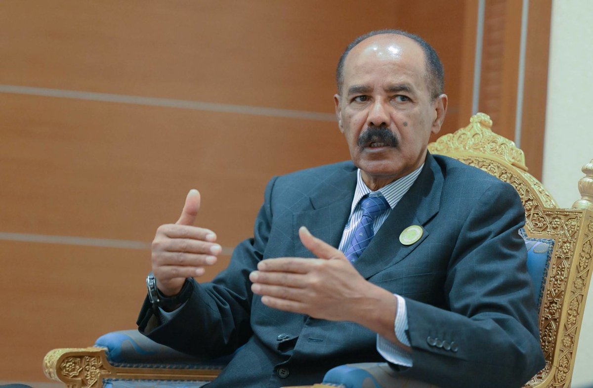 AfricanHub_'s tweet image. Eritrea's President Isaias Afwerki has warned Ethiopia's Prime Minister Abiy Ahmed to not "ignite" a new war in the region, instead urging the Ethiopians to focus on their "internal problems".