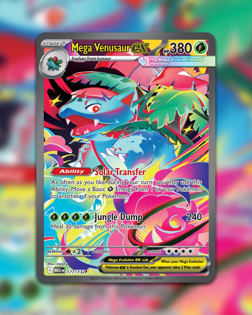 PokemonTCG's tweet image. New Pokémon TCG #MegaEvolution special illustration rare cards reveals!