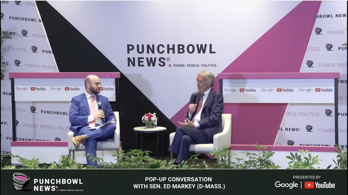 zamaan_qureshi's tweet image. .@SenMarkey with @BenBrodyDC talking about how not regulating AI is immoral as we stare down the dangers of a disastrous state AI moratorium.