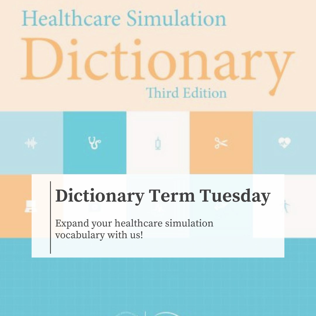 It’s Dictionary Term Tuesday!
Failure Mode and Effect Analysis (FMEA): Has simulation ever helped you catch a system flaw?
See more terms:
Download the FREE Healthcare Simulation Dictionary (Version 3.0): ssih.org/healthcare-sim…

#healthcare #simulation #patientsafety