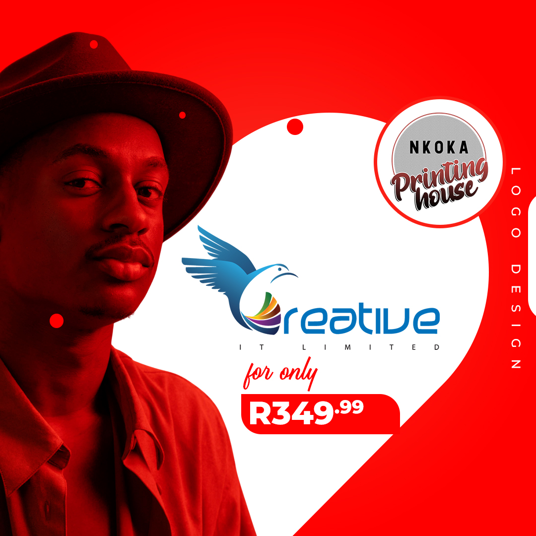 You too, deserve a Creative Logo Design.

Be it a wordmarks, lettermarks, brandmarks (or pictorial marks), abstract logos, combination logos, emblem logos, and mascot logos.  

We got you.

#Nkoka #design #Logodesign #Branding #Gauteng #implement #business