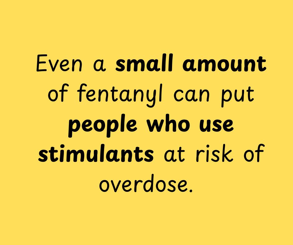 RIHEALTH's tweet image. Stimulants like cocaine, crack cocaine, and meth are sometimes mixed with fentanyl. Even a small amount of fentanyl can put people who use stimulants at risk of overdose, especially if they don’t usually use opioids. Learn how to lower your risks preventoverdoseri.org/fentanyl