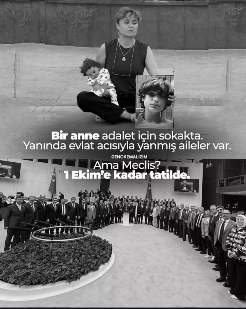 Milletin Meclisi değil bu, suskunların koltuğu!

#MattiaİçinUyanTürkiye #AdaletTatileÇıkmaz
#MeclisTatildeVicdanNerede#MattiaSusmadıBizDeSusmayacağız 
#TBMM