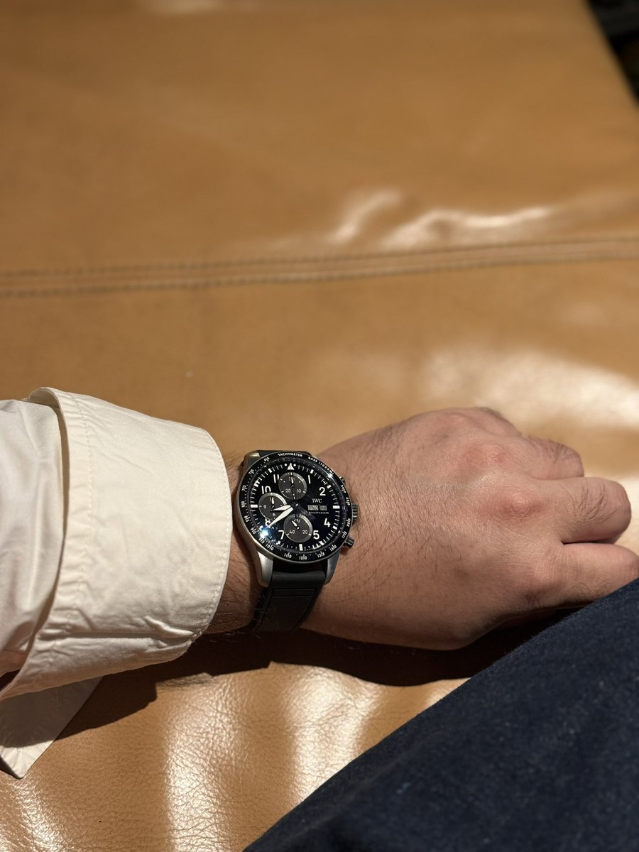 Newest addition to my collection, IWC Performance Chronograph Pilot AMG.
