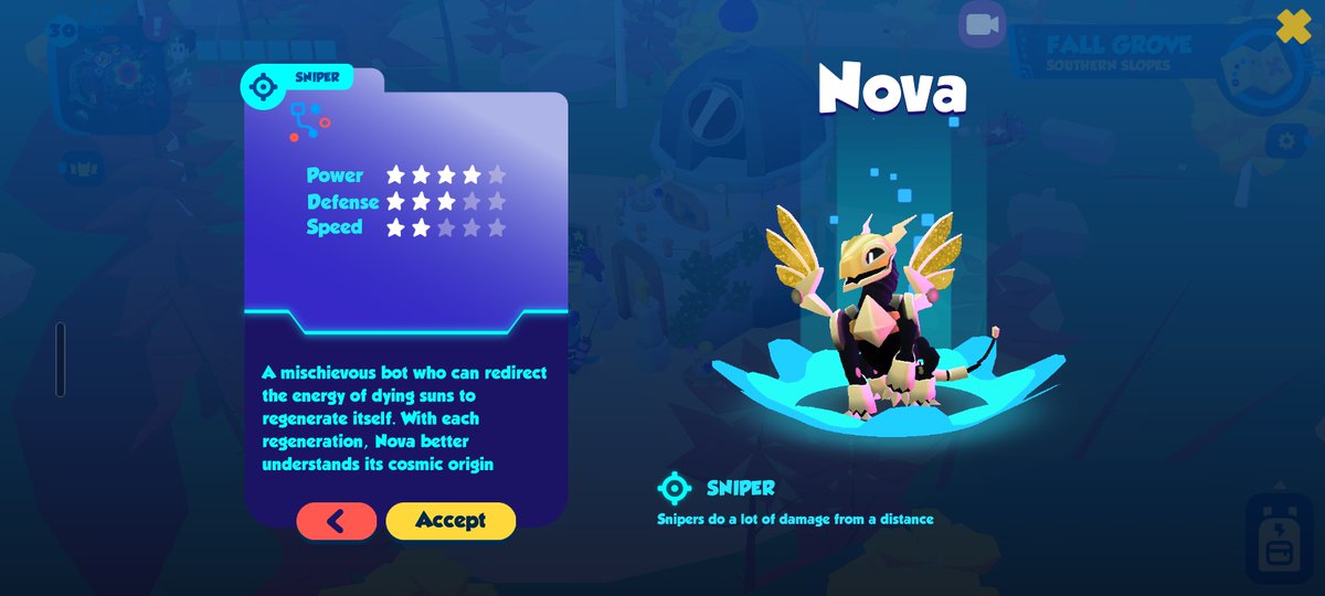 BotworldGame's tweet image. The Legendary Nova will be coming to Botworld Adventure in the next update. It can redirect the energy of dying suns to regenerate itself. Are you excited about it? Let us know what you think of this community-inspired bot in comment section.
#BotworldAdventure #rpg #openworld