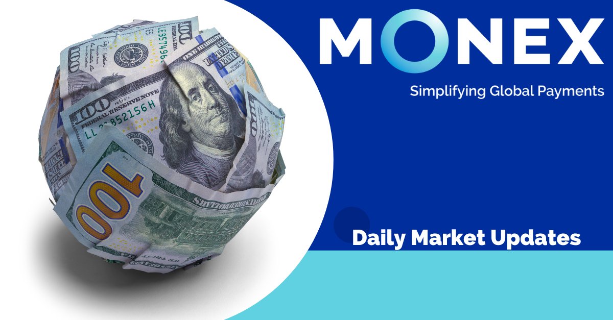 The U.S. Dollar is trading in mostly muted ranges without major data points and markets assessing the impact of tariffs as earnings reports are reviewed

Full article: okt.to/Ca6SsD

#Monex_USA #Payments #forex #fx #currency