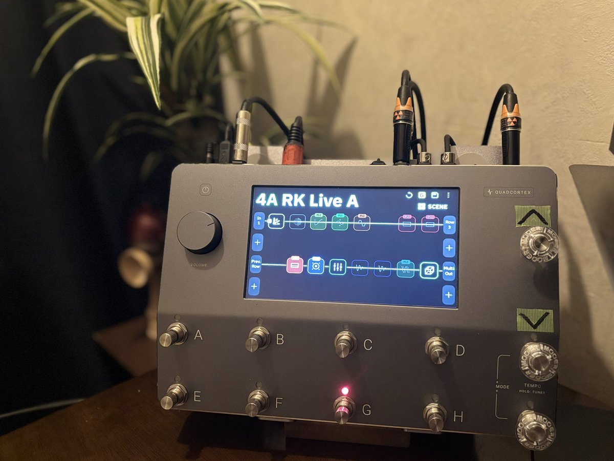 naokimorioka_g's tweet image. Quadを使い始めてから音作りが圧倒的にスムーズ&楽しくなった!(相変わらず直列しかできない…😂)