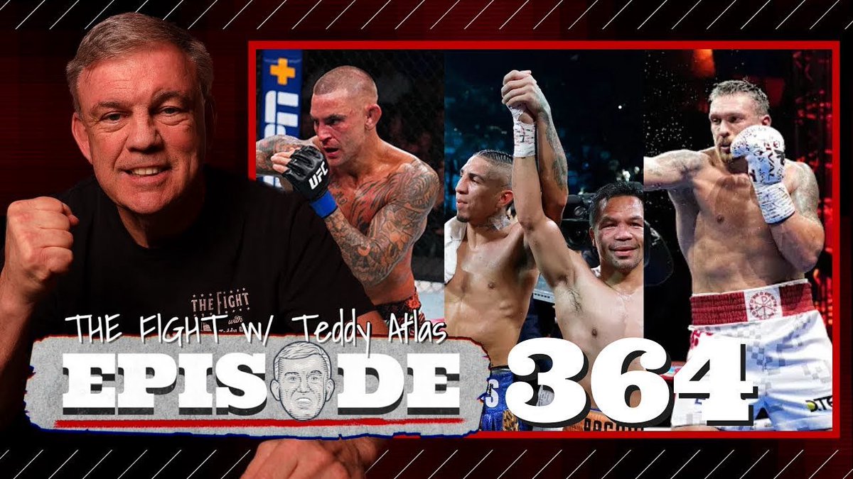 TeddyAtlasReal's tweet image. New Episode out now on @youtube ThefightwithTeddyAtlas #boxing #combat #ufc318