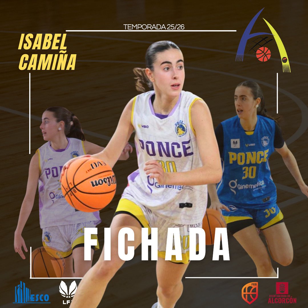 ✨𝐅𝐈𝐂𝐇𝐀𝐃𝐀✨
¡Bienvenida, Isabel Camiña! 💛🏀

Nacida en 2007, Isa se une al FA para aportar juventud, energía y talento al juego exterior 🔝

¡Tu nueva casa te espera! 🙌

#YosoydelFA #FAmilia #MareaAmarilla #LF2 #FichajeFA