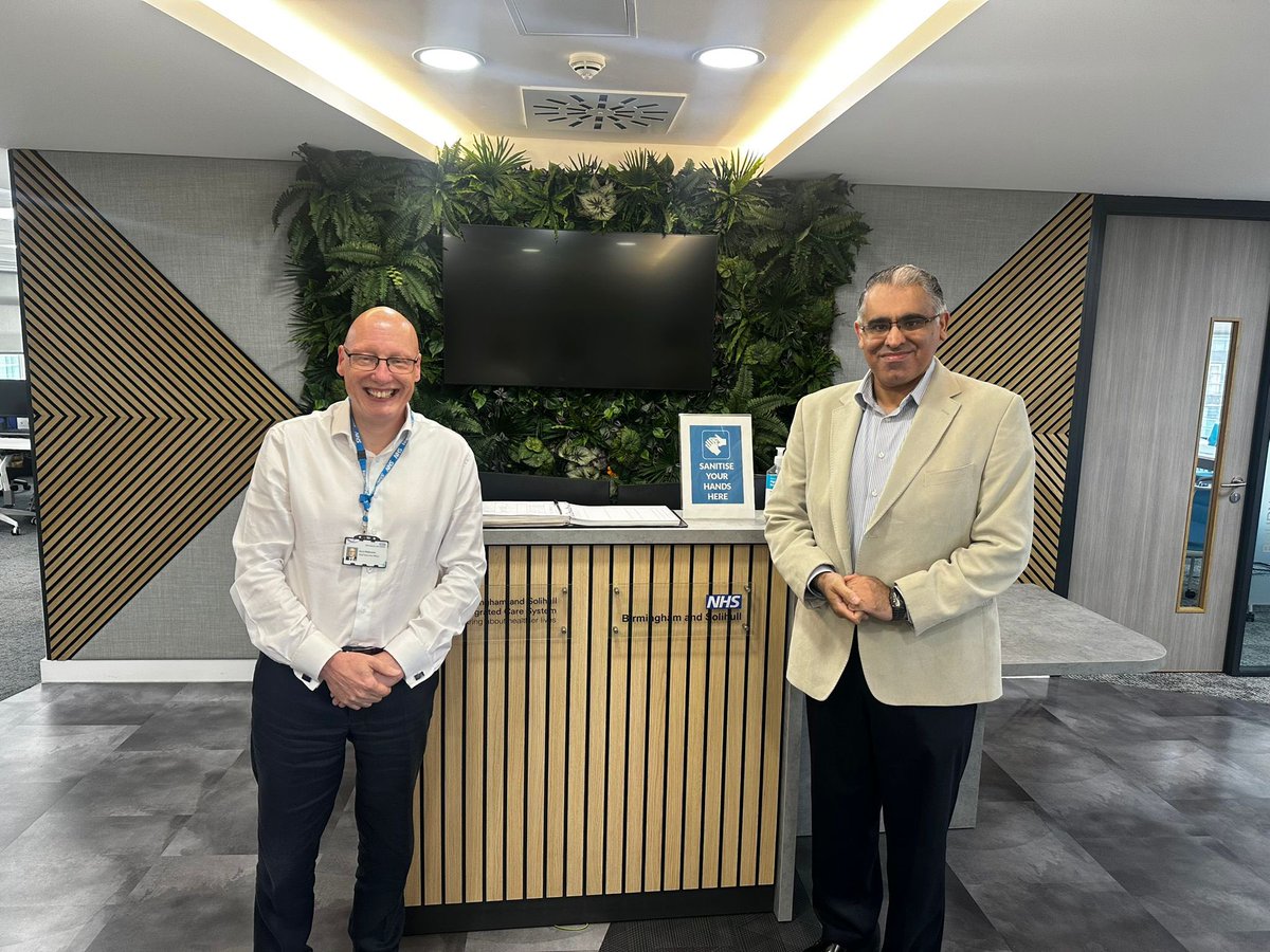 TahirAliMP's tweet image. It was great to meet with the Chief Executive of NHS Birmingham & Solihull Integrated Care Board, David Melbourne, and discuss issues related to GP surgeries, NHS waiting lists and primary care.
If anyone in the constituency has any particular concerns relating to these issues,…