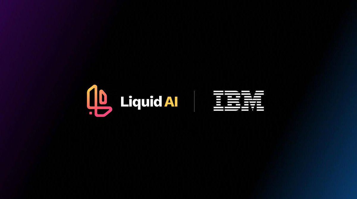 LiquidAI_MM's tweet image. We’re proud to announce Liquid AI has signed our first ESA with @IBM.
This licenses us to embed IBM’s enterprise-grade infrastructure into our platform, enhancing execution speed, data handling, and scalability as we push the boundaries of onchain trading.