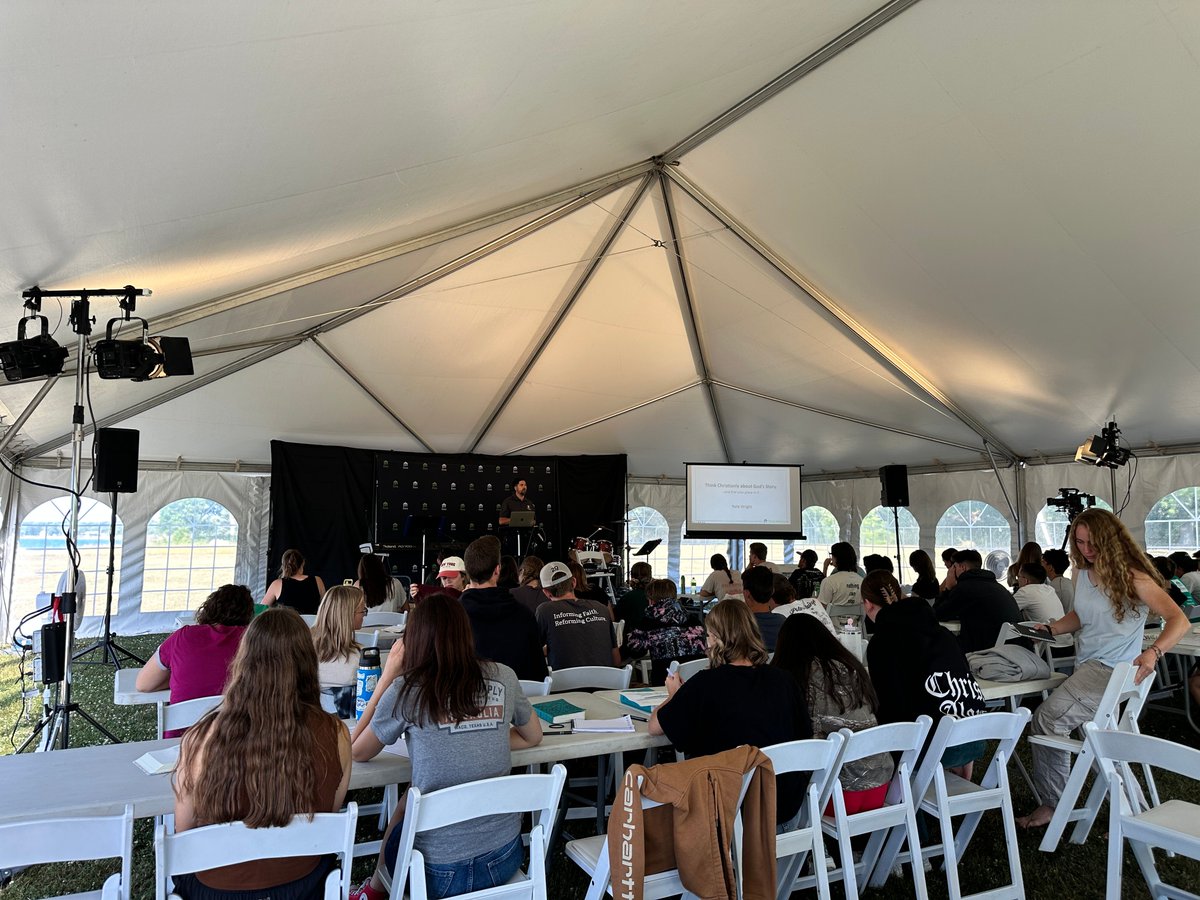 Ezra_Institute's tweet image. Day 2 of Worldview Youth Academy Canada kicks off with Ezra’s Canadian Director @NatePWright teaching on how to think Christianly about God’s story.