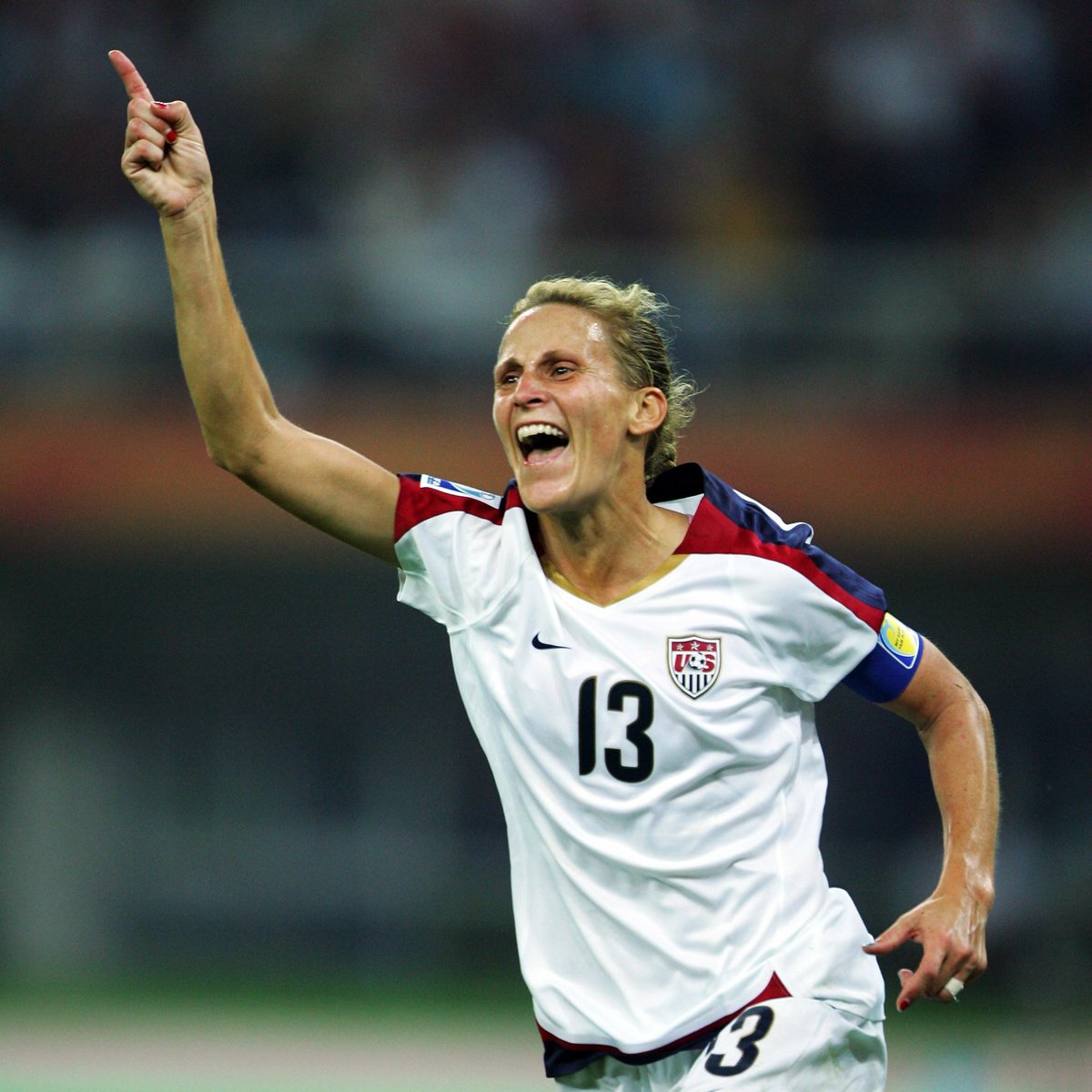 USWNT's tweet image. Happy Birthday to the legend, Kristine Lilly 🎉