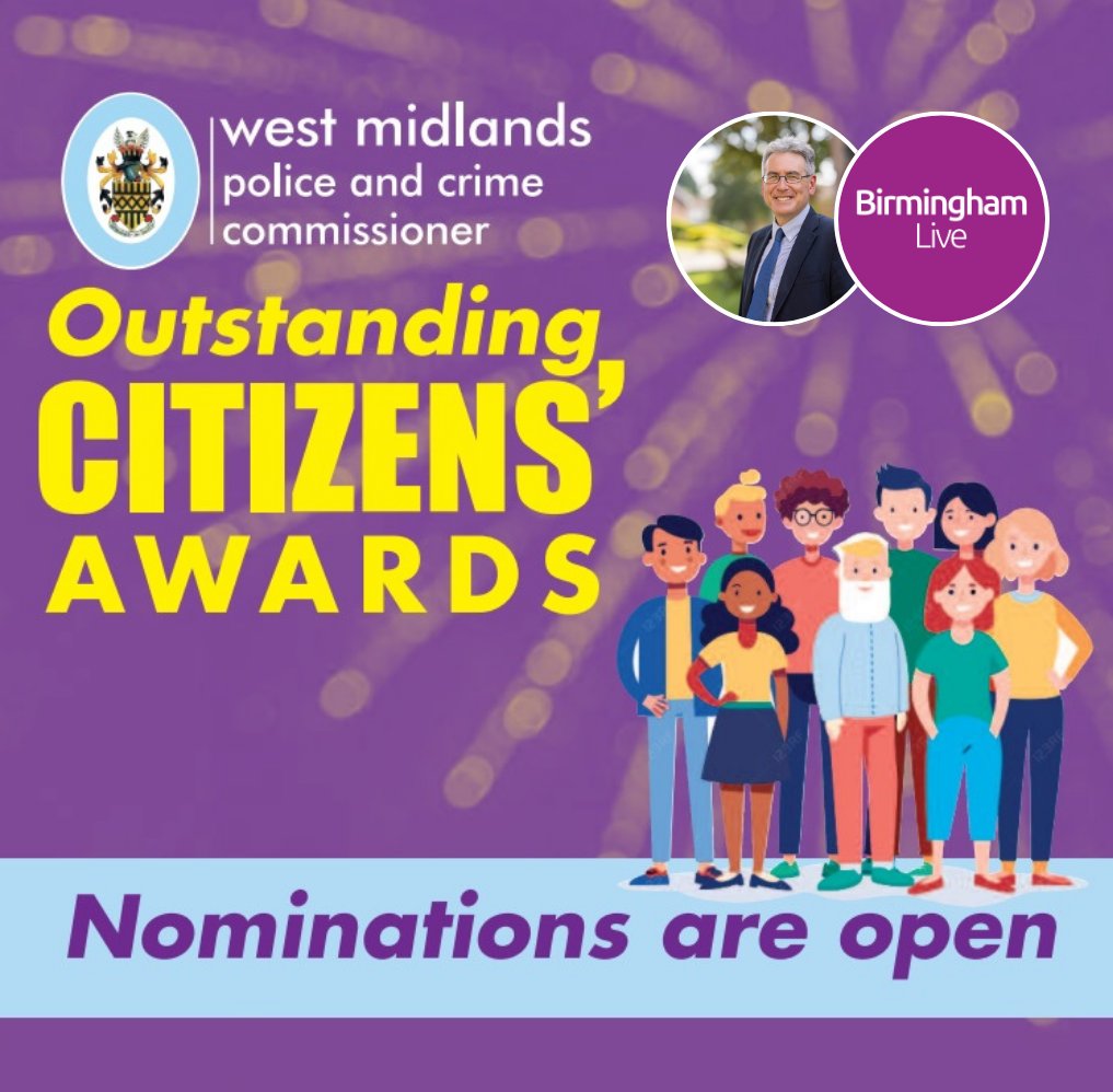 PauletteHamilto's tweet image. 🚨 Nominate for Outstanding Citizens’ Awards 2025!
Know someone in Erdington, Kingstanding, Castle Vale or South Oscott doing great work?
Categories
✅ Citizen
✅ Young Citizen
✅ Community Project
✅ Knife crime work
✅ Victim support
Deadline: 7 Aug
🔗shorturl.at/GSqEp