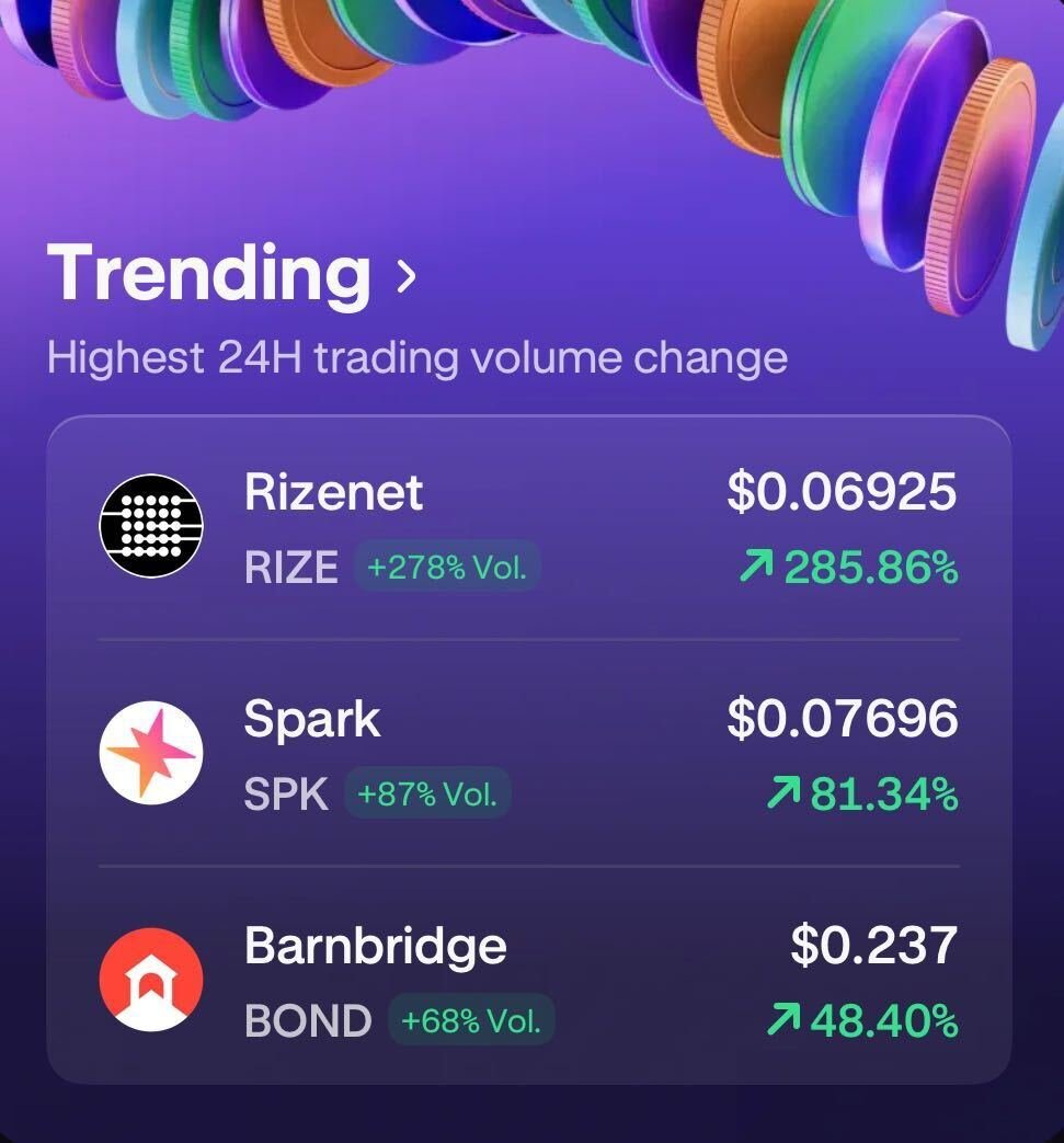 krakenfx's tweet photo. Trending on Kraken 👀

What’s happening with @trize_io today? https://t.co/kAJlSJg8sb