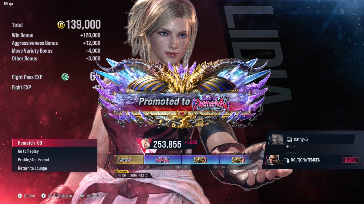 A Y A | CrescentNu➡️CB2025 (@crescentnu) on Twitter photo Betrayed Alisa gang for a bit, but I promise I'm coming back now🙏
(Also the game bugged and gave me 1k points, told me my next match was a promo, then gave me my 21k points when I won💀) Betrayed Alisa gang for a bit, but I promise I'm coming back now🙏
(Also the game bugged and gave me 1k points, told me my next match was a promo, then gave me my 21k points when I won💀)