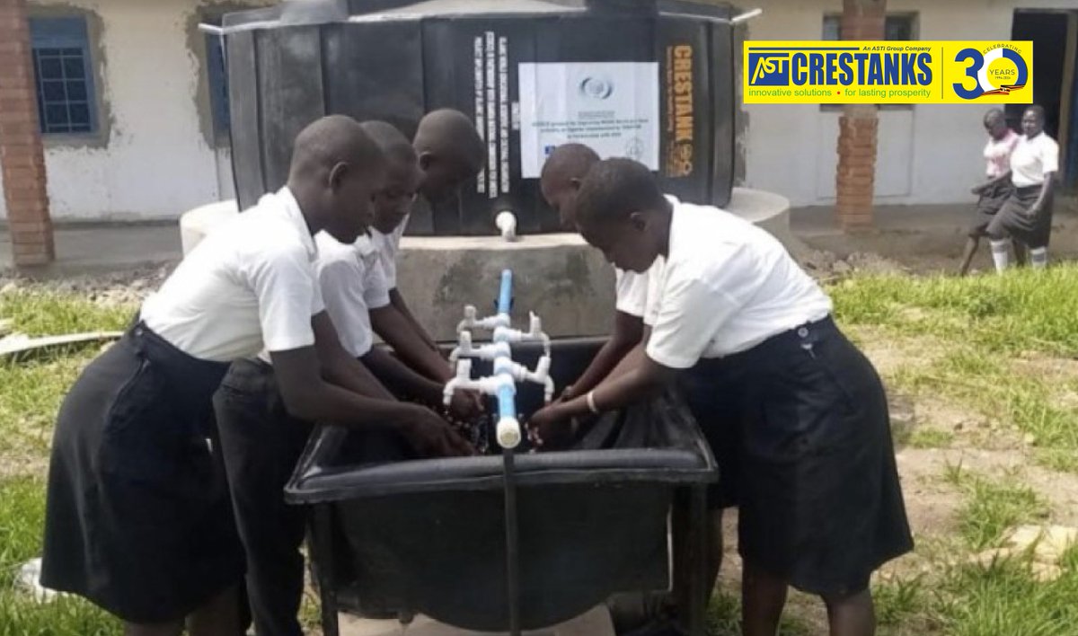 Every community deserves a hand washing system that's easy to use. Clean hands, safer lives!😁

To place your orders, Contact us on 0750748770. 

#Crestanks #plasticproducts #handwash