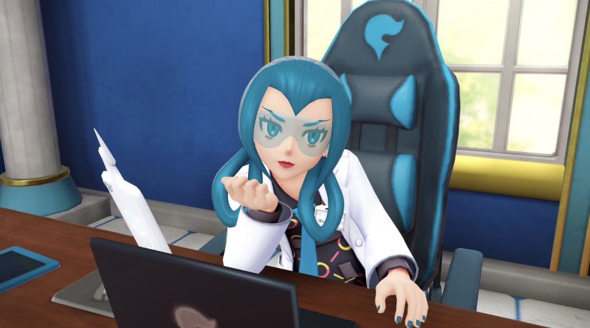 kalosianclaudia's tweet image. za casually has one of the finest women i’ve ever seen in the trailer like HELLO HI MABLE 😇😇😇 i’m so excited to see how mable being the professor will play into the plot of the game!