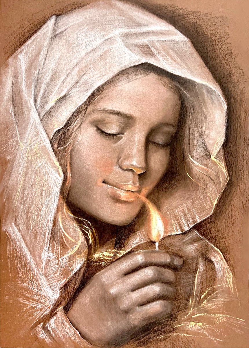 ZakalataMarie's tweet image. New artwork on @SkurpySocial
The girl with the matches 🔥
✨1/1 with the physical original 🔥
✨50x40 cm. Pastel
The soul burns like the flame of this match, warming and illuminating everyone around it.
150 $xtz
I will send physical original to the buyer by agreement…