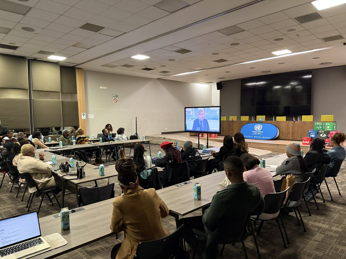 nmuffuh's tweet image. Whilst the renewable energy transition is now unstoppable &amp;amp; affordable, it is not yet happening at the scale required &amp;amp; with the justice needed.

We have a “moment of opportunity” to step up action (NDCs), invest, &amp;amp; make available the requisite financing &amp;amp; technologies.

🇺🇳🇿🇦🌍🔋