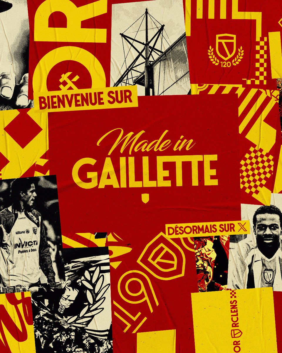 Made in Gaillette (@madingaillette) on Twitter photo 𝑴𝒂𝒅𝒆 𝒊𝒏 𝑮𝒂𝒊𝒍𝒍𝒆𝒕𝒕𝒆 débarque sur 𝕏 📲
Retrouvez sur ce compte officiel du <a href="/RCLens/">Racing Club de Lens</a> toutes les actualités du centre de formation sang et or, de l'école de football à l'équipe réserve. 🔴🟡
#MadeInGaillette 𝑴𝒂𝒅𝒆 𝒊𝒏 𝑮𝒂𝒊𝒍𝒍𝒆𝒕𝒕𝒆 débarque sur 𝕏 📲
Retrouvez sur ce compte officiel du <a href="/RCLens/">Racing Club de Lens</a> toutes les actualités du centre de formation sang et or, de l'école de football à l'équipe réserve. 🔴🟡
#MadeInGaillette