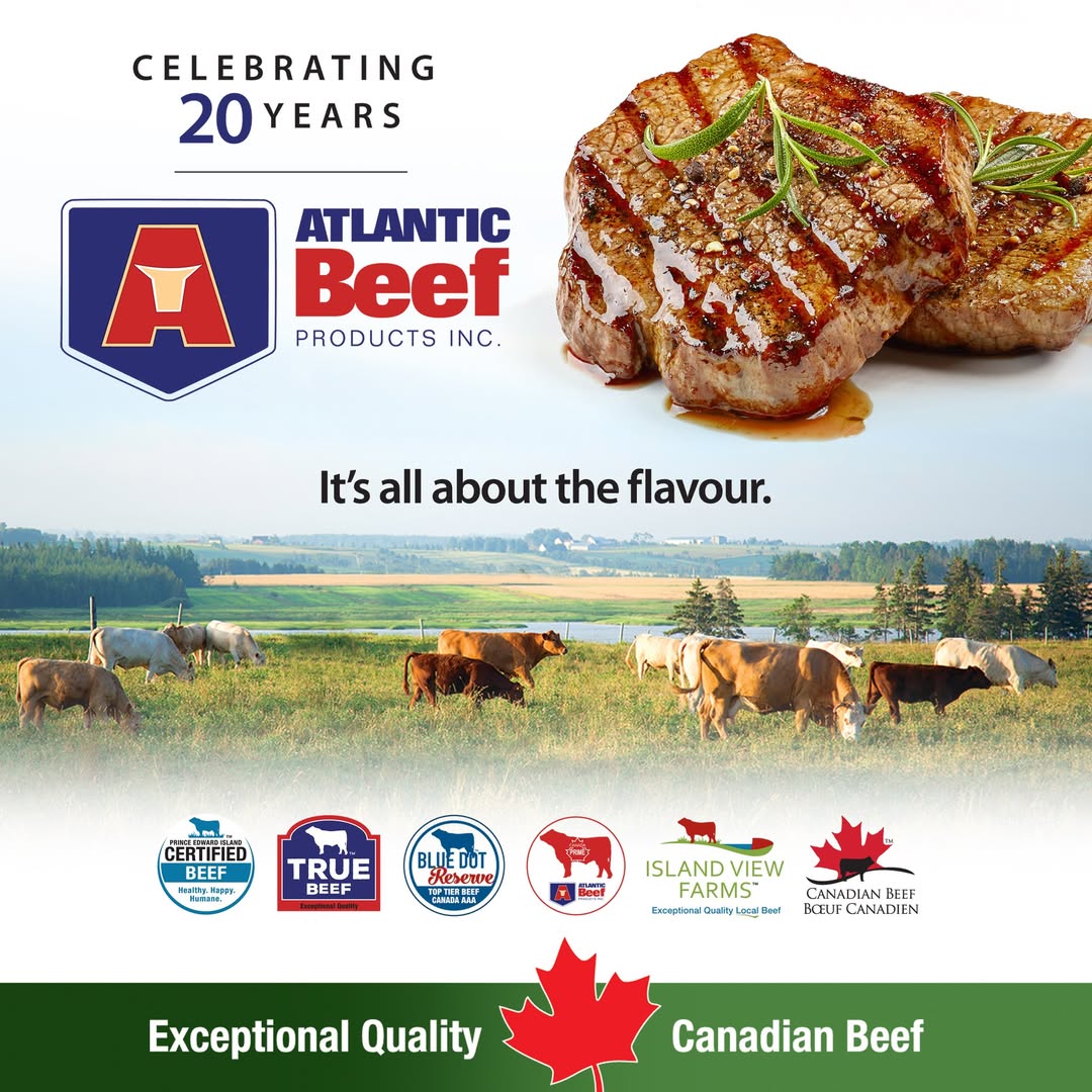 If you have #BeefBuds visiting this year you need to let them experience a little of what the Island is known for - it's delicious local food. Is there anything better than #LocalBeef, seafood and potatoes? We're a #FoodieParadise

#PEIBeef #IslandBeef #SustainableBeef