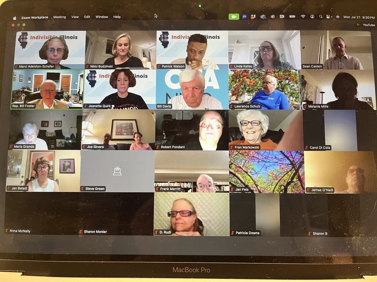 It was great to join Indivisible Illinois to talk about how I’m fighting back against the Trump administration’s dangerous agenda. We’re not giving up — not now, not ever.