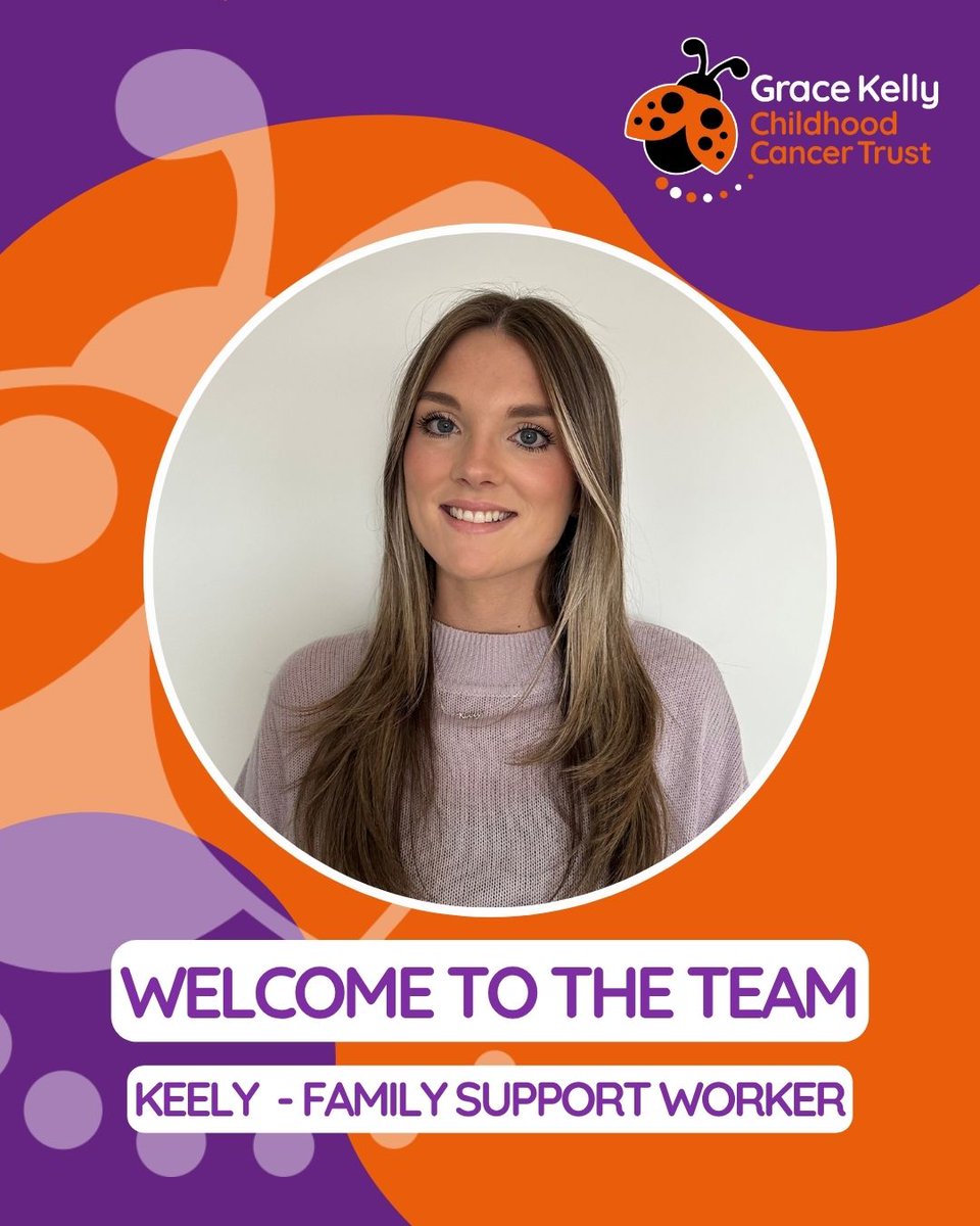 GraceKellyTrust's tweet image. We&apos;re excited to welcome our new Family Support Worker to Team Ladybird 💜

Keely Marshall will be supporting our families based throughout Gloucestershire with home, school and hospital visits.
 
#FamilySupport #SupportWorker #ChildhoodCancerAwareness