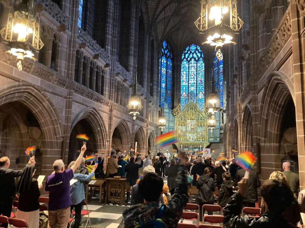Join us for a special reflective service marking Liverpool Pride '25, in partnership with Open Table❤️

This inclusive gathering will celebrate the joy, visibility, and vulnerability of Pride, and affirm that everyone belongs and everyone has a home here.

🗓 27 July, 6:30 pm