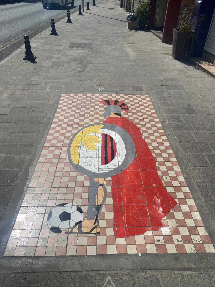 aristou8's tweet image. Never thought I would be doing this but walking around Hamrun in 40 degrees Celsius looking for a magical ticket to the game tonight vs Dinamo Kiev. The beauty of the Champions League