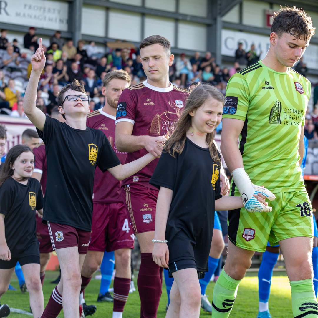 We were delighted to host 11 amazing kids from the Galway Autism Partnership GAP last Friday night as our mascots 🤝

📸 Rob Stanik (Galway Locals)

#ItsATribalThing | #GUFC2025 | #UnitedAsOne