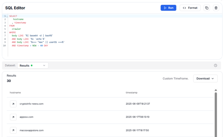 Huntio's tweet image. ⚠️New Research: Clickfix on macOS - AppleScript Stealer via Terminal Prompts

A new phishing campaign is using Clickfix to bypass downloads and trick users into running base64 -d | bash in Terminal.

The AppleScript payload grabs browser data, crypto wallets, and cookies, then…