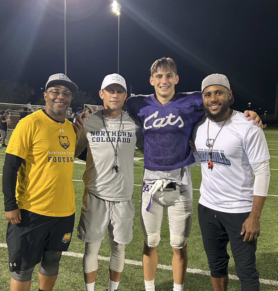 Noah Meurer (@noah_meurer) on Twitter photo After a great team camp & conversation with <a href="/CoachRigell/">Mike J.Rigell</a> I’m excited to announce I’ve received an offer from the University of Northern Colorado! I’m Thankful for the opportunity. #BearDown
<a href="/UNCLamb/">Ed Lamb</a> <a href="/CoachJBHall/">JB Hall Jr</a>
<a href="/1_JRT_1/">Josh Thornton</a> <a href="/CoachJdubb12/">Justin Walterscheid</a>
<a href="/tommys2s/">tommy flanagan</a> <a href="/BradPyatt/">Brad Pyatt</a> <a href="/AWestFootball/">Arvada West Wildcats Football</a> After a great team camp & conversation with <a href="/CoachRigell/">Mike J.Rigell</a> I’m excited to announce I’ve received an offer from the University of Northern Colorado! I’m Thankful for the opportunity. #BearDown
<a href="/UNCLamb/">Ed Lamb</a> <a href="/CoachJBHall/">JB Hall Jr</a>
<a href="/1_JRT_1/">Josh Thornton</a> <a href="/CoachJdubb12/">Justin Walterscheid</a>
<a href="/tommys2s/">tommy flanagan</a> <a href="/BradPyatt/">Brad Pyatt</a> <a href="/AWestFootball/">Arvada West Wildcats Football</a>