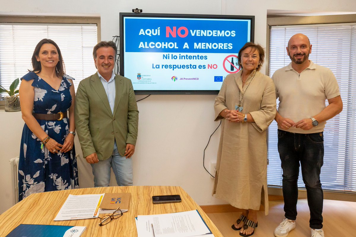 Gobierno Cantabria (@cantabriaes) on Twitter photo ❌🍺🔞Los Ayuntamientos de <a href="/aytocamargo/">Ayuntamiento Camargo</a> , <a href="/aytobezana/">AytoBezana</a> y <a href="/aytolaredo/">Ayuntamiento de Laredo (Cantabria)</a> colaboran con <a href="/saludcantabria/">Salud Cantabria</a> para sensibilizar a los comerciantes sobre la NO venta de alcohol a menores
ℹ️👉🏻 bit.ly/470FfNE ❌🍺🔞Los Ayuntamientos de <a href="/aytocamargo/">Ayuntamiento Camargo</a> , <a href="/aytobezana/">AytoBezana</a> y <a href="/aytolaredo/">Ayuntamiento de Laredo (Cantabria)</a> colaboran con <a href="/saludcantabria/">Salud Cantabria</a> para sensibilizar a los comerciantes sobre la NO venta de alcohol a menores
ℹ️👉🏻 bit.ly/470FfNE