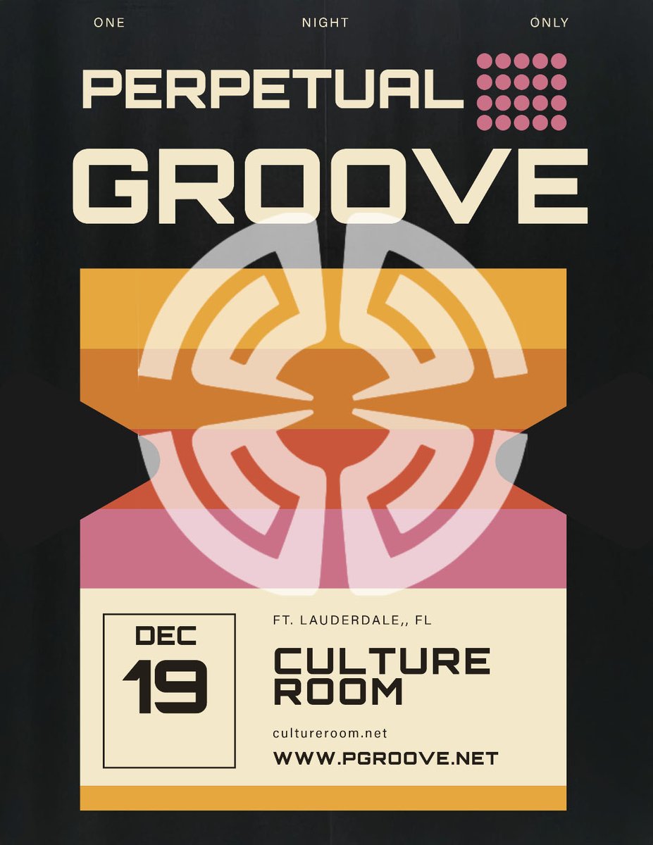 CultureRoom (@cultureroom) on Twitter photo Just announced! Perpetual Groove <a href="/PERPETUALGR00VE/">PerpetualGroove</a> - Friday, December 19 <a href="/CultureRoom/">CultureRoom</a> Tix on sale Friday, July 25 ticketmaster.com/event/0D0062F5… Just announced! Perpetual Groove <a href="/PERPETUALGR00VE/">PerpetualGroove</a> - Friday, December 19 <a href="/CultureRoom/">CultureRoom</a> Tix on sale Friday, July 25 ticketmaster.com/event/0D0062F5…