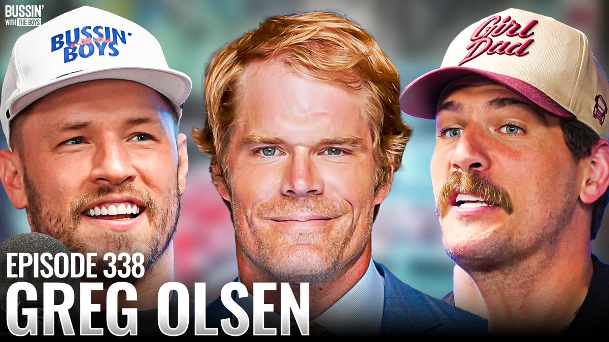 _willcompton's tweet image. Greg Olsen (@gregolsen88) was a blast to have on
The majority of the episode is basically us living in the past and how High School sports aren’t what they used to be
It was awesome
Greg seems like a helluva youth football coach, too
Download here: linktr.ee/bussinwtb