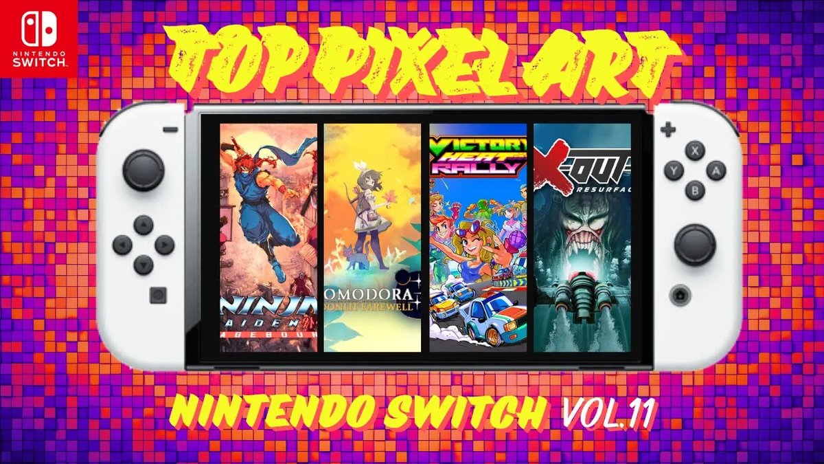 cozy__eviix's tweet photo. 🌟 NUEVO VIDEO
❤️👾 🎨 ESPECIAL PIXEL ART VOL 11 - ¡Descubre 35 Juegos Físicos de Nintendo Switch!
📲 https://t.co/PEPopXlEFu
#NintendoSwitch #JuegosSwitch2025 #ClásicosArcade #NintendoDirect2025 #FinalFantasyTactics #NinjaGaidenRagebound #DragonQuestRemake #VictoryHeatRally https://t.co/GpTPlNNOdu