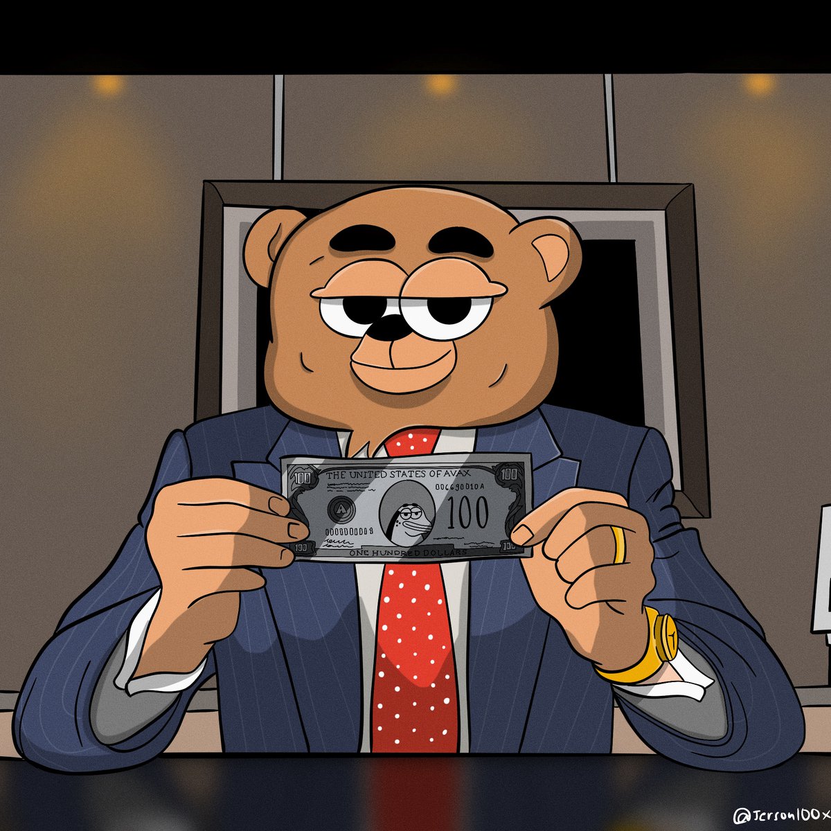 Jerson100X's tweet image. This isn’t Fiat.
This is freshly printed salmon currency, AVAX edition.

@bears_salmon @gigachad_alpha