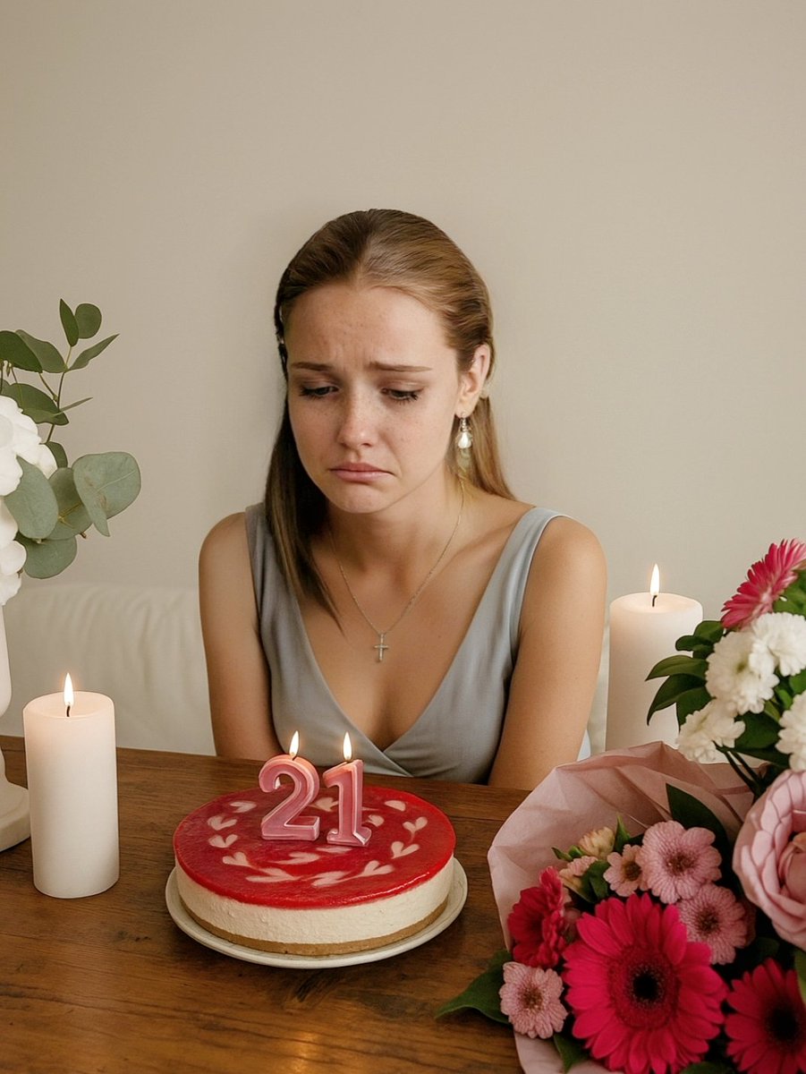 Kristinartz's tweet image. 21 today but it feels empty. No wishes, no one to call mine. Just me and quiet. 💔
Like, repost, follow—if you’ve ever felt this kind of silence too.