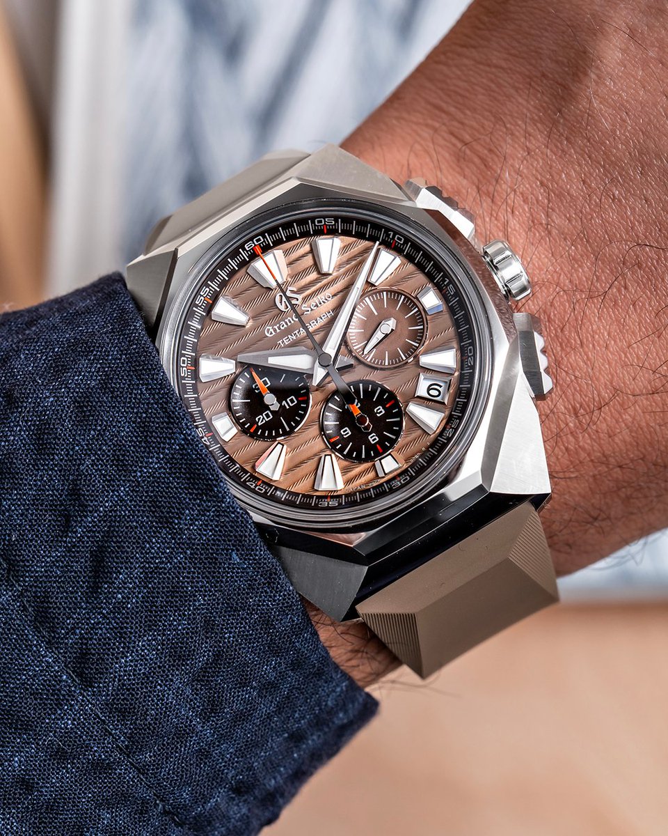 baldassarreted's tweet image. While the watches showcasing Grand Seiko’s new UFA high-frequency movement definitely stole the spotlight at this year’s Watches And Wonders, today, we’re taking a look at one of the brand’s boldest releases this year with the Tokyo Lion take on the Tentagraph chronograph. This…