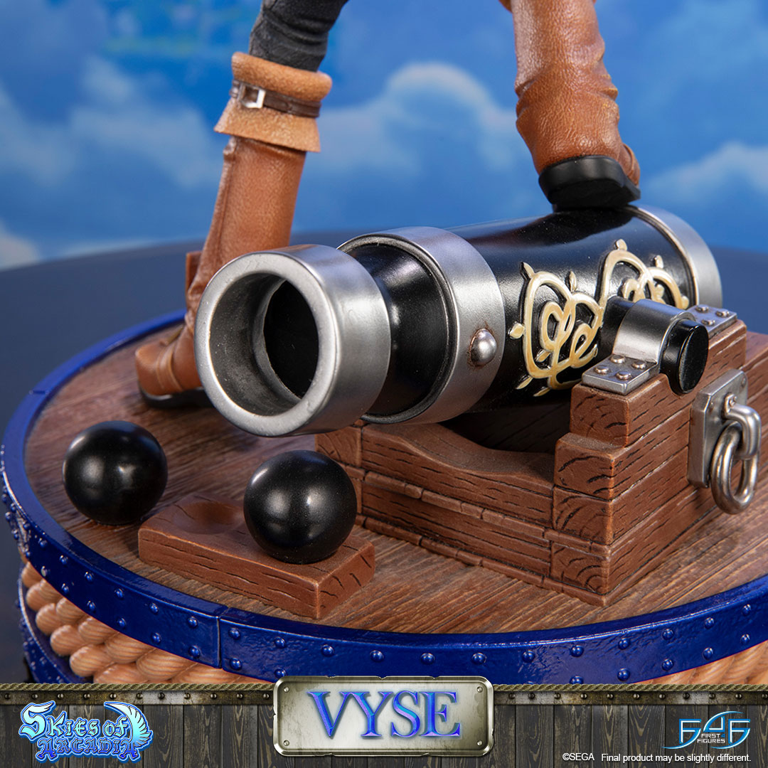 First4Figures's tweet image. VYSE PRE-ORDERS OPEN IN 9 DAYS!
Check out these shots of the base of our Vyse statue, inspired by the deck of a pirate ship and Vyse's flag design!
What do you like most about Vyse's personality and traits and why?
Sign up here (first4figures.com/products/vyse-… and get $10 off once…