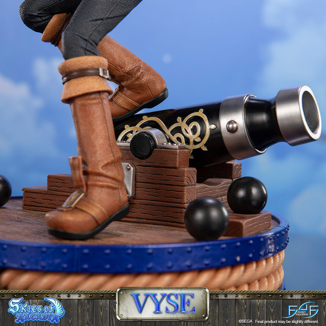 First4Figures's tweet image. VYSE PRE-ORDERS OPEN IN 9 DAYS!
Check out these shots of the base of our Vyse statue, inspired by the deck of a pirate ship and Vyse's flag design!
What do you like most about Vyse's personality and traits and why?
Sign up here (first4figures.com/products/vyse-… and get $10 off once…