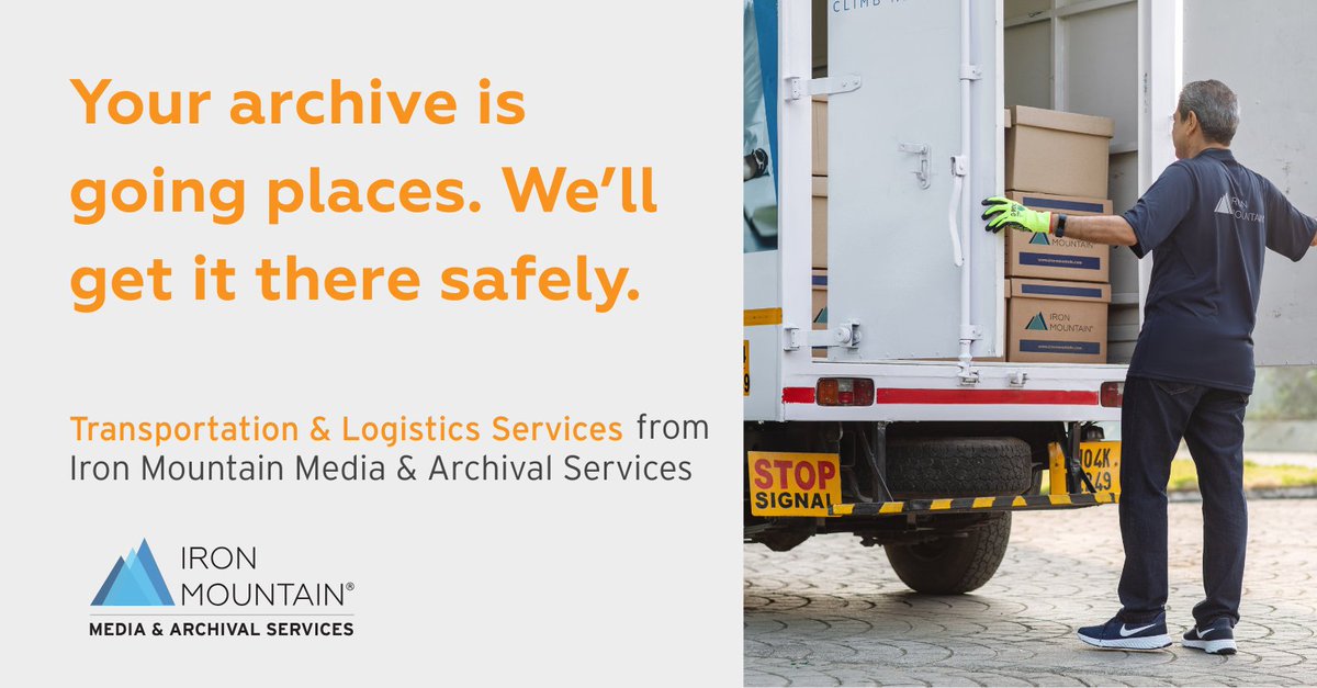 Moving sensitive media requires more than just shipping. Iron Mountain Media &amp; Archival Services provides specialized transportation and logistics support with a focus on preservation, security, and chain of custody.
spr.ly/6013Nv0JV