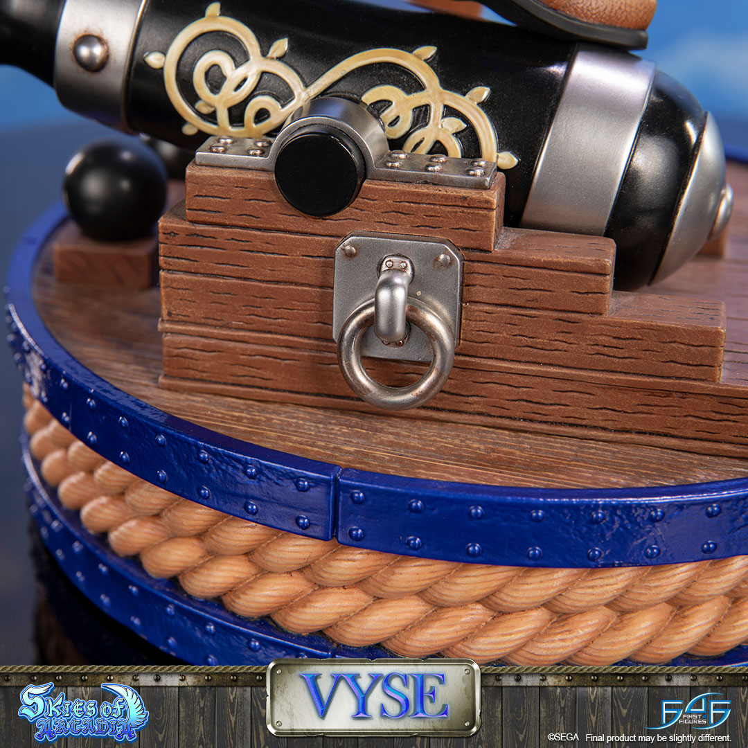 First4Figures's tweet image. VYSE PRE-ORDERS OPEN IN 9 DAYS!
Check out these shots of the base of our Vyse statue, inspired by the deck of a pirate ship and Vyse's flag design!
What do you like most about Vyse's personality and traits and why?
Sign up here (first4figures.com/products/vyse-… and get $10 off once…