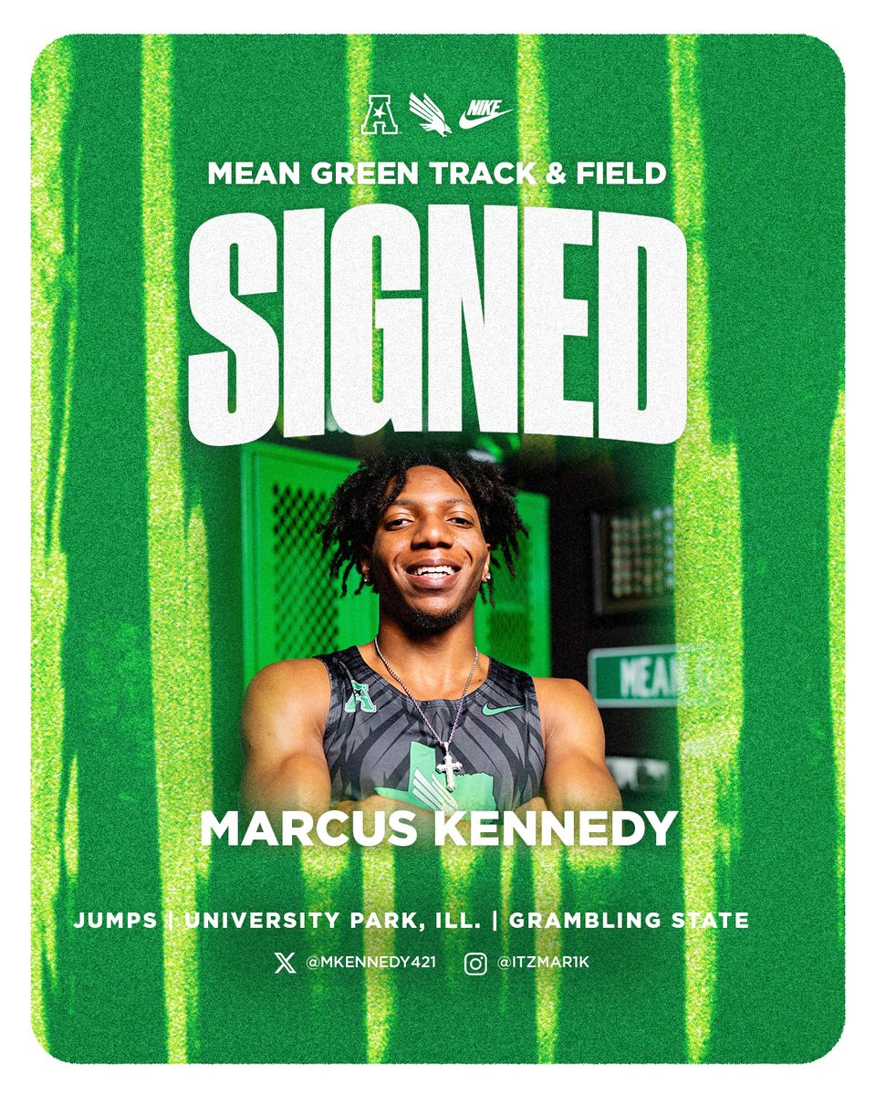 MeanGreenTFXC's tweet image. Signed. Sealed. Delivered.
Welcome to Denton, Marcus!
#GMG🦅