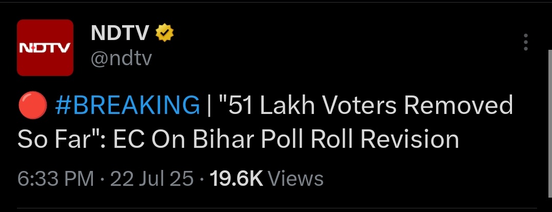 TARUNspeakss's tweet image. Few Questions:
- How many of them voted in 2024 LS Elections
- Were they invalid in 2024 too?
- How many of them voted for BJP & JDU?
- If their votes were illegal then, should that not affect the election outcome?
- Who voted in their place, if it's true?
We Demand Answers