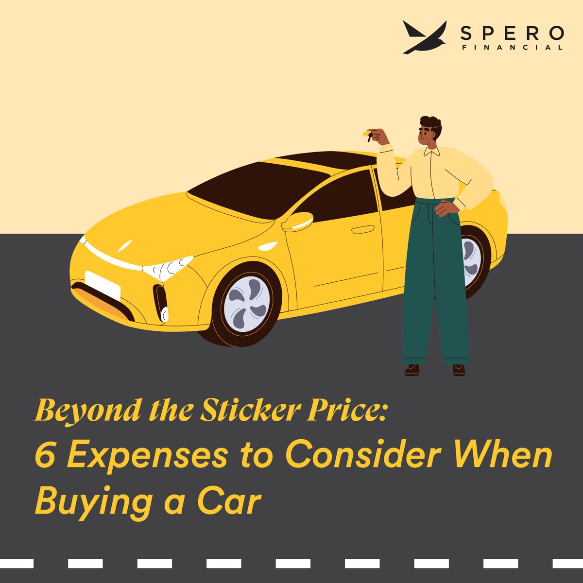 Buying a car is a big deal, but the purchase is just the beginning. 🚗

Here are six expenses to think about before making a final decision: spero.financial/beyond-the-sti…