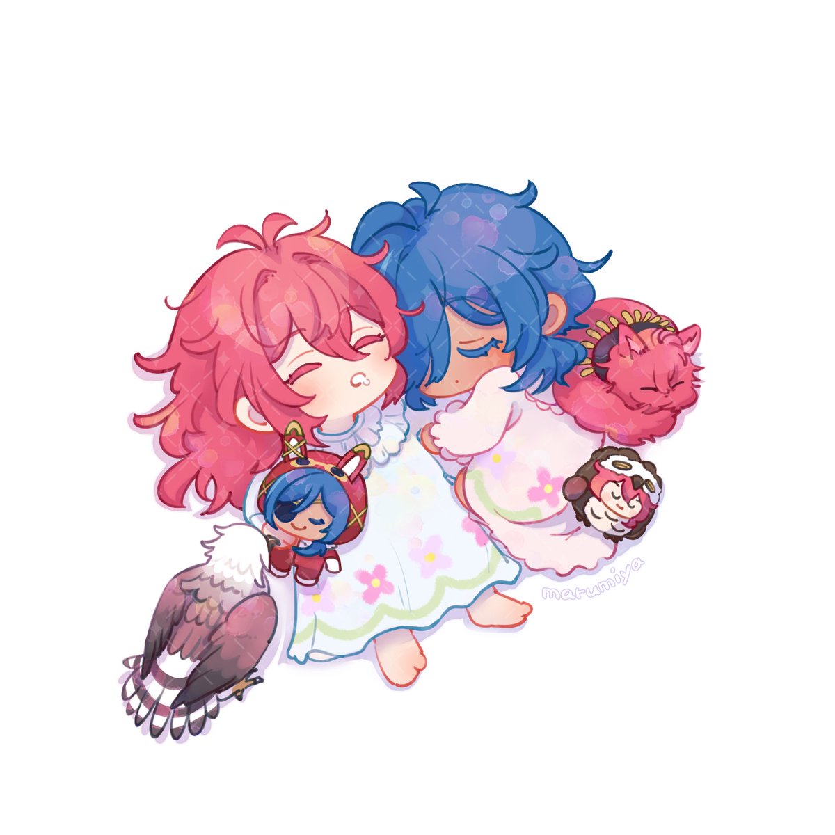 sleep_lk's tweet image. みんなでおやすみなさい💤 / ディルガイ

✒️ マルミヤ #mr38dayo  #ねむりデガ